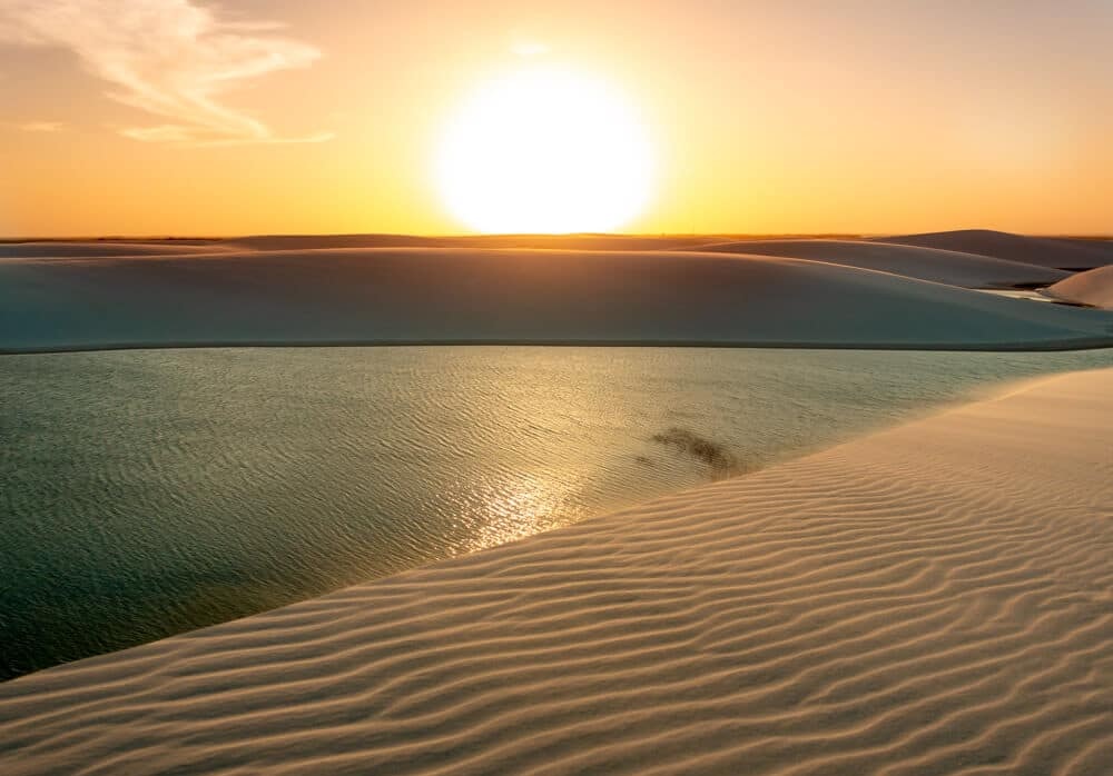 Bate e volta nos Lençóis Maranhenses com Pôr do Sol